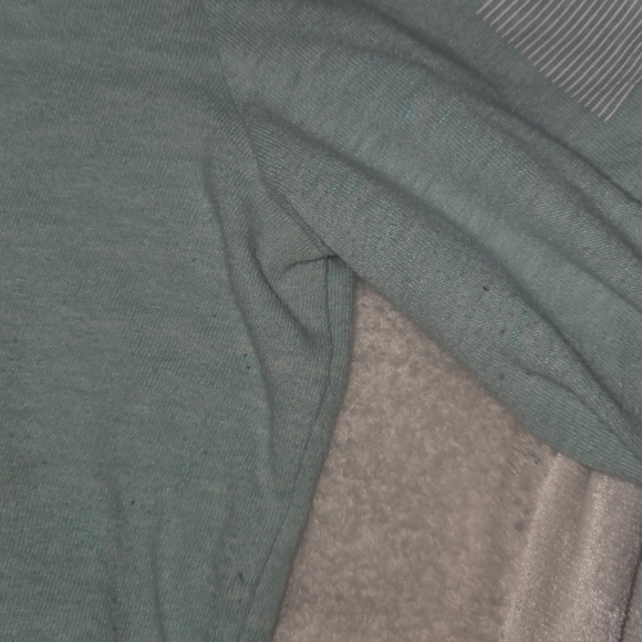 PINK Victoria's Secret womens zip up mint green hoodie - medium - Picture 4 of 8